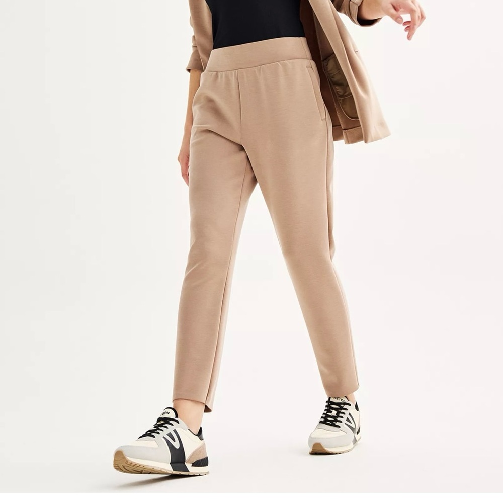 Brown Cropped Pants